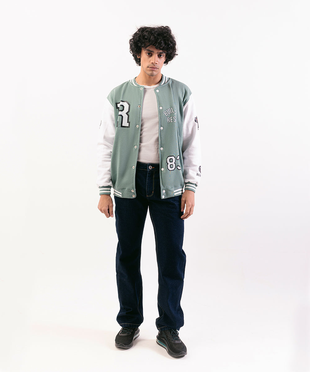 Baseball Inspired Jacket For Men