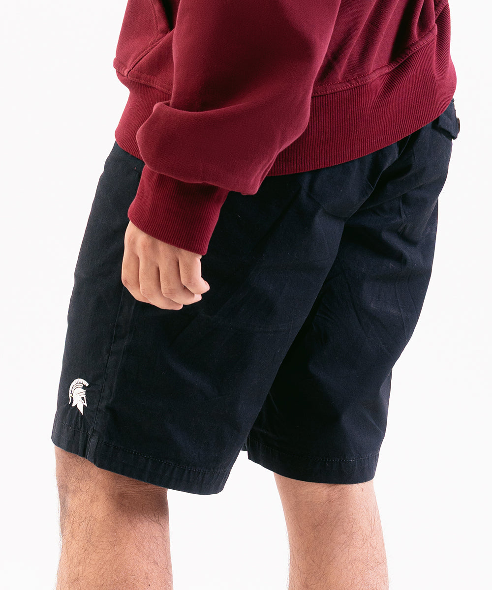 Navy Blue Cotton Shorts