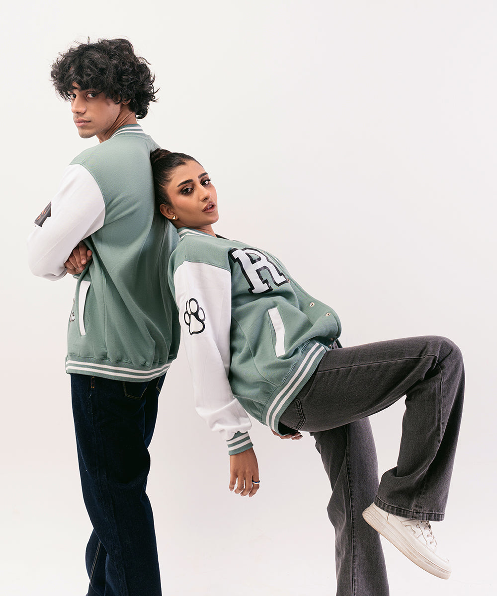 Baseball Inspired Jacket For Women