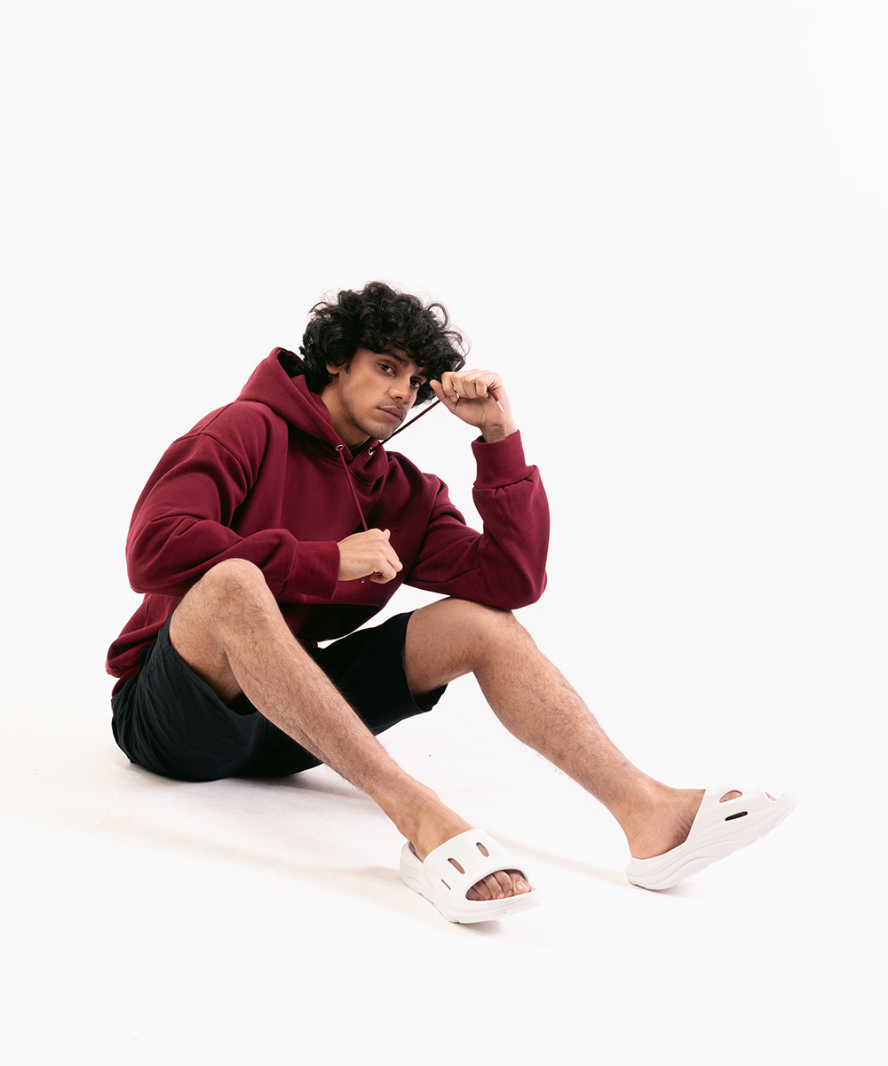 Navy Blue Cotton Shorts