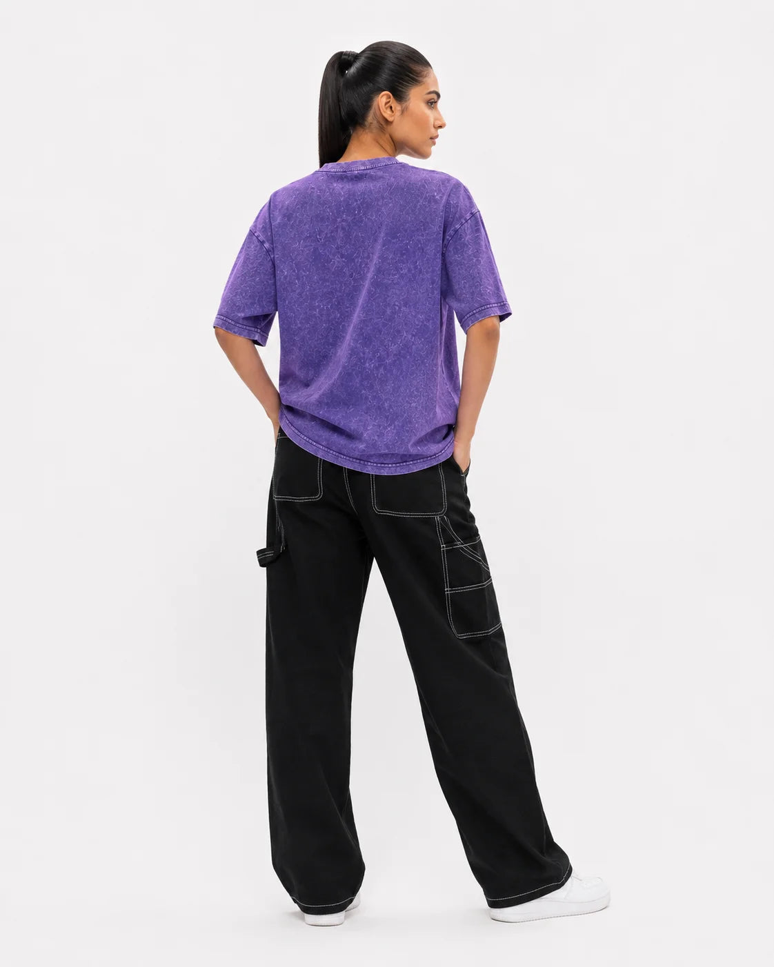 Shop the Look – Purple Haze Tee & Black Cargo Pants