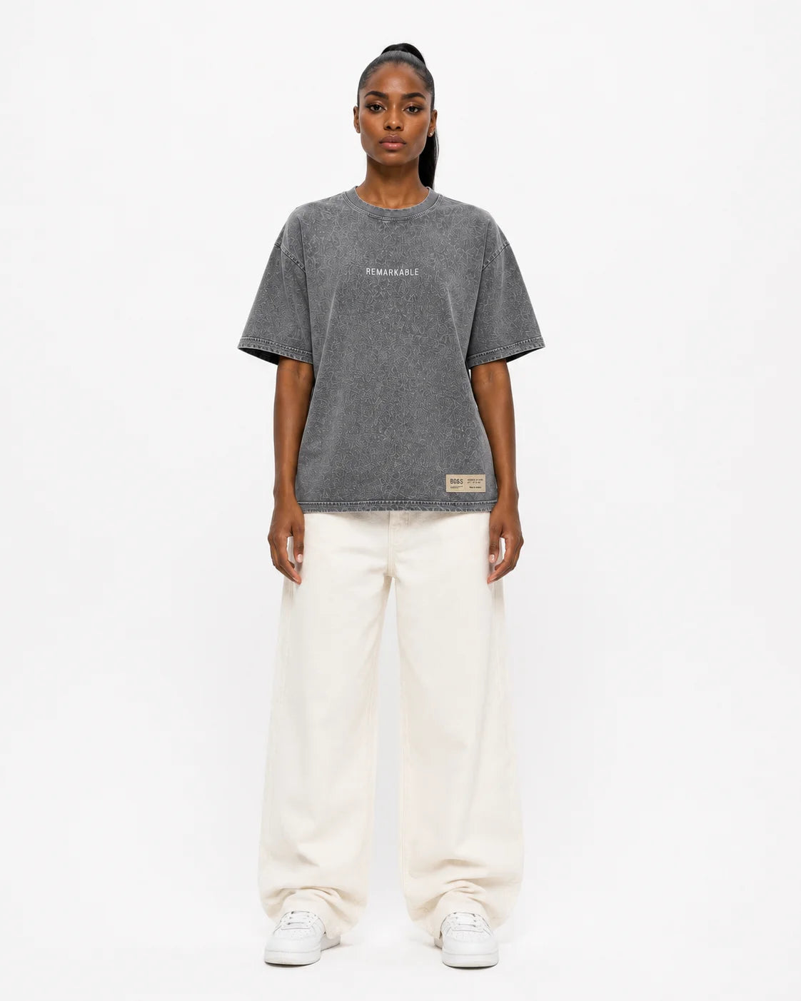 Oversized Ashcore Acid Wash Tee