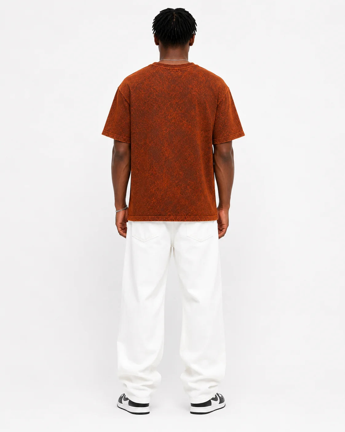 Washed Vintage Rust Oversized Tee – BO&S