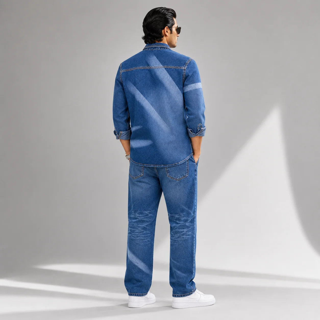 Unisex Denim Coord Set – Matching Shirt & Pant | BO&S
