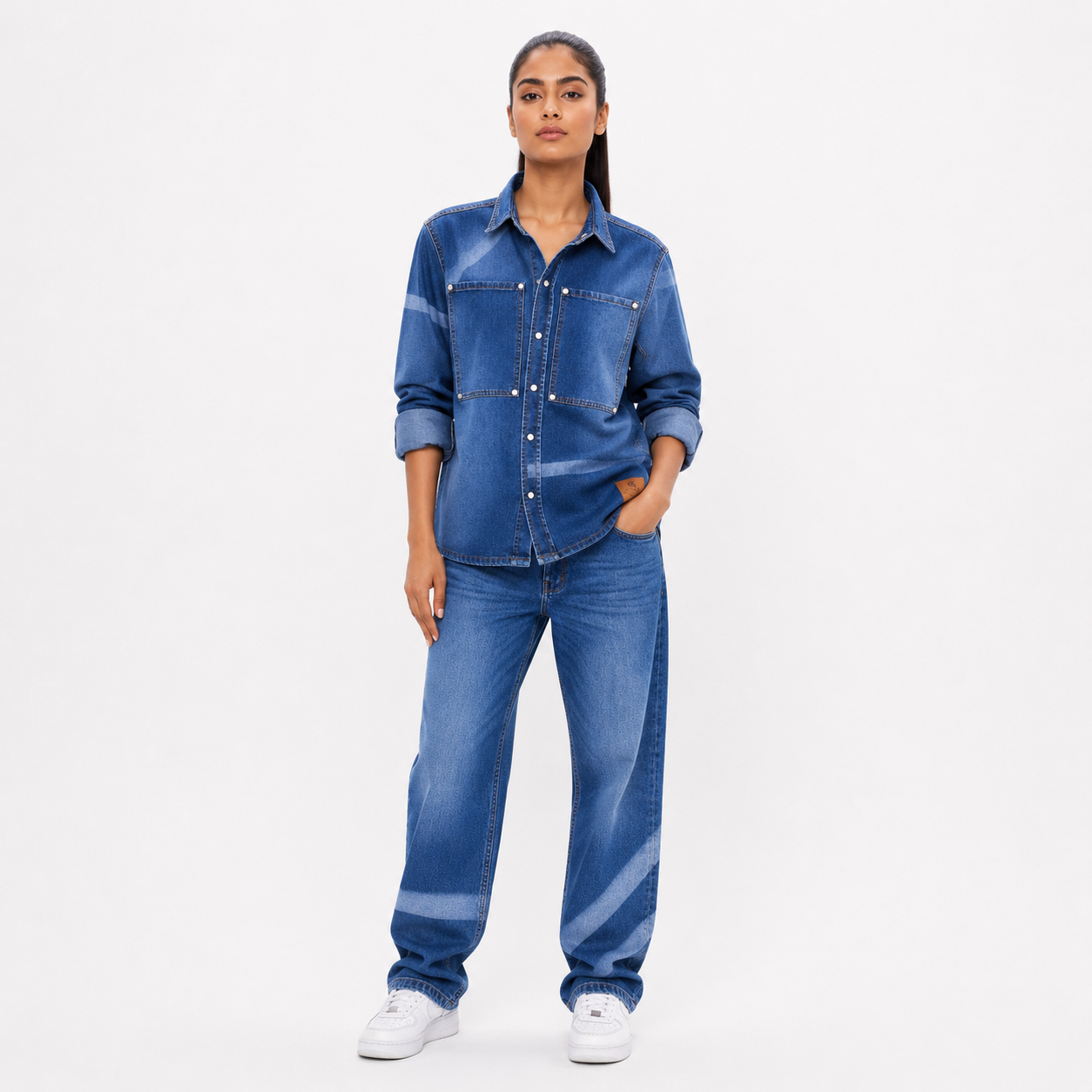 Laser Razor Denim Shirt