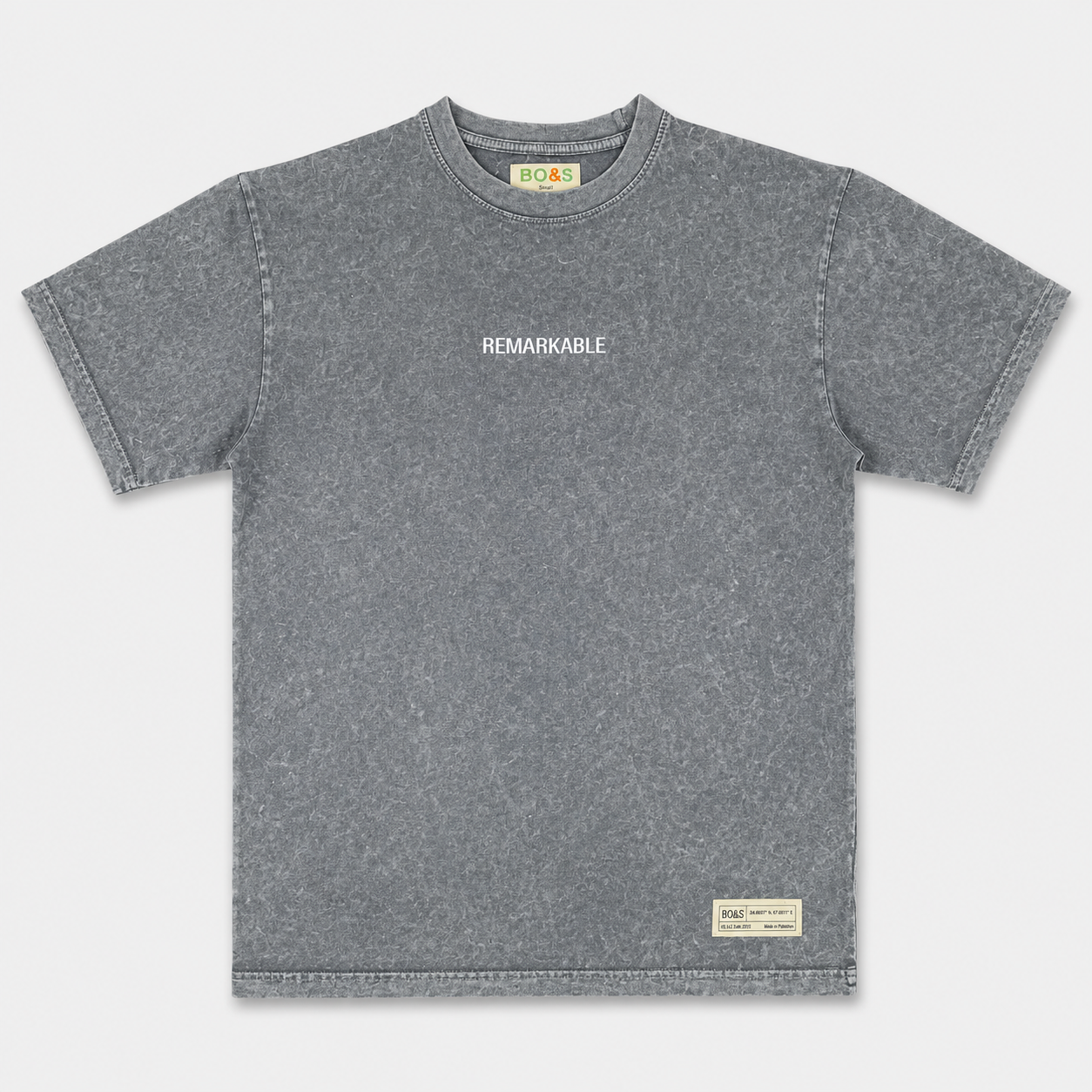 Oversized Ashcore Acid Wash Tee