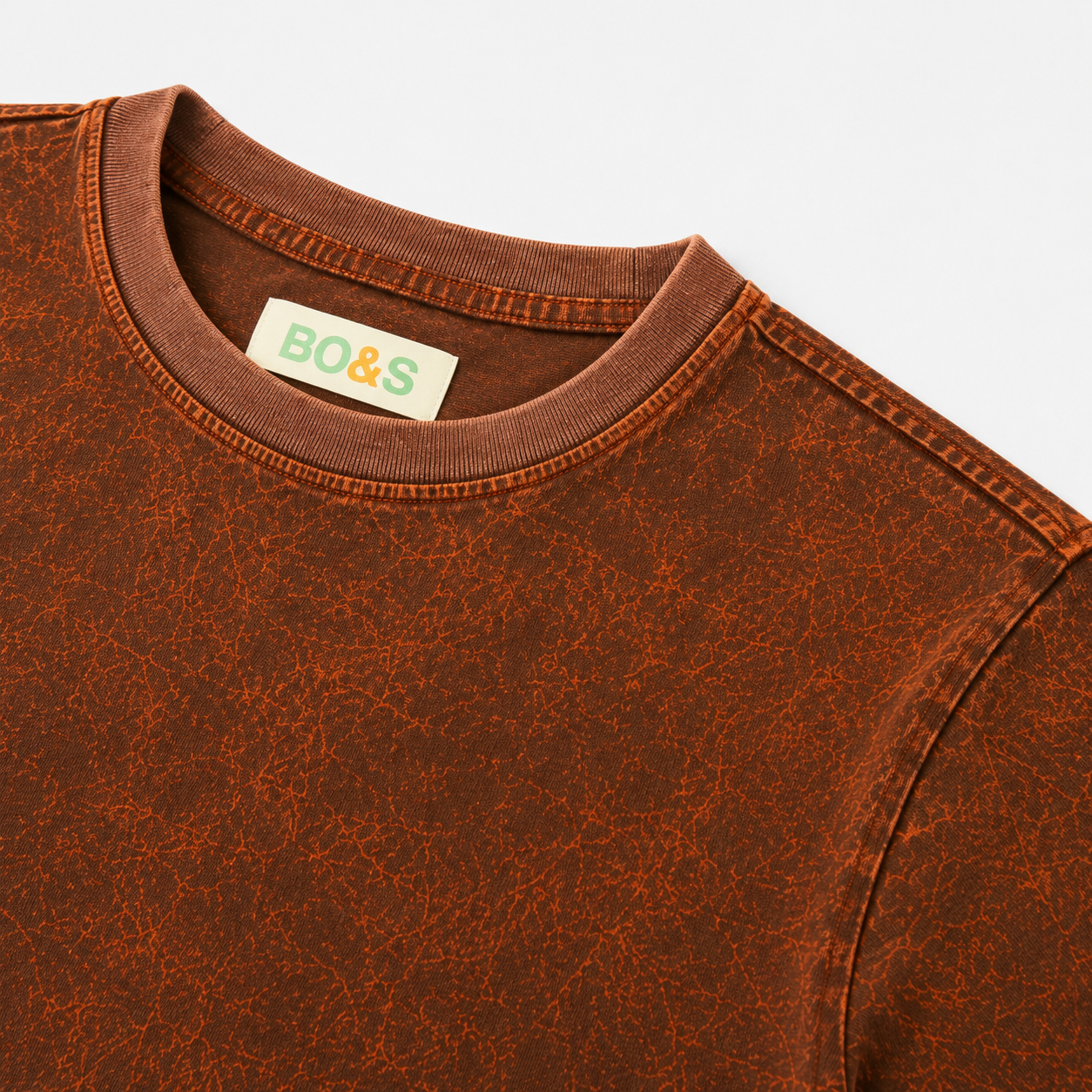 Washed Vintage Rust Oversized Tee – BO&S