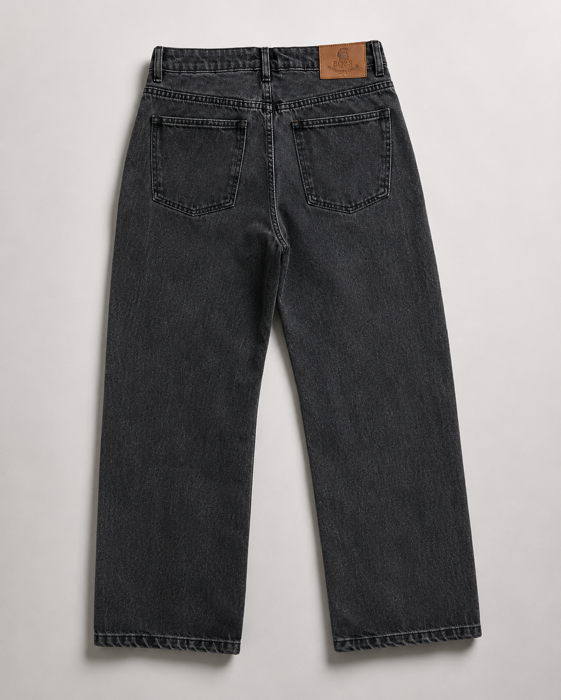 Iron Fade Wide-Leg Unisex Denim