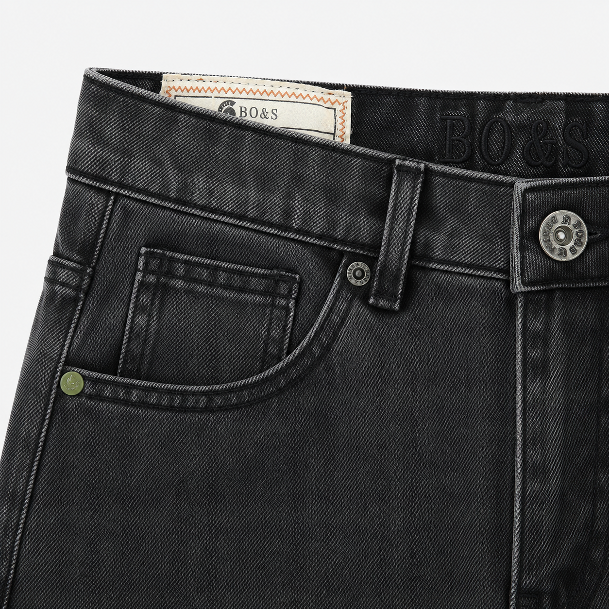 Iron Fade Wide-Leg Unisex Denim