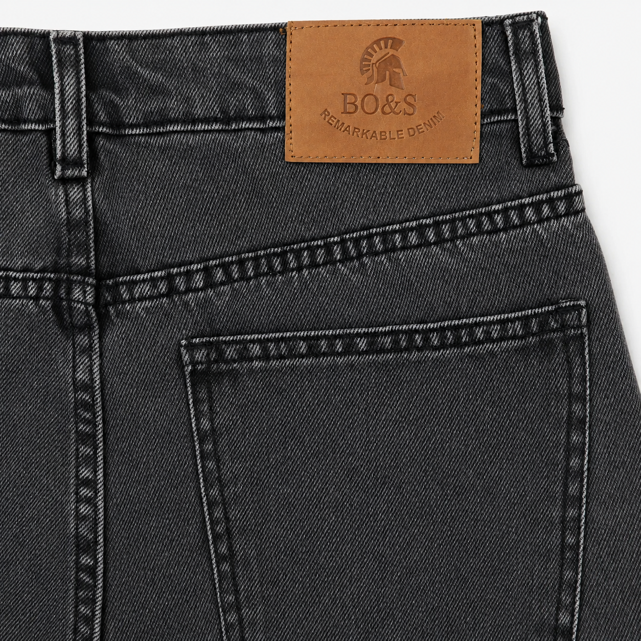 Iron Fade Wide-Leg Unisex Denim