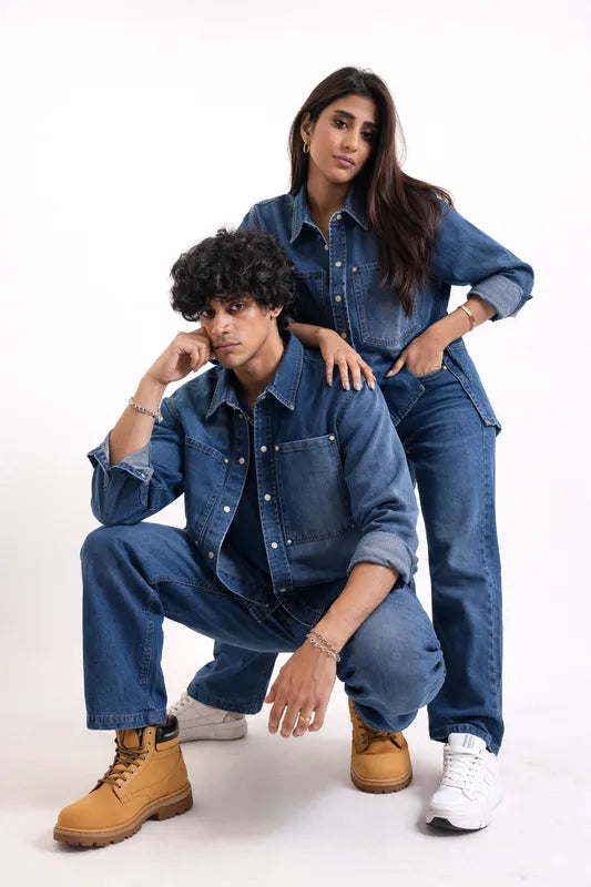 Unisex Denim Coord Set