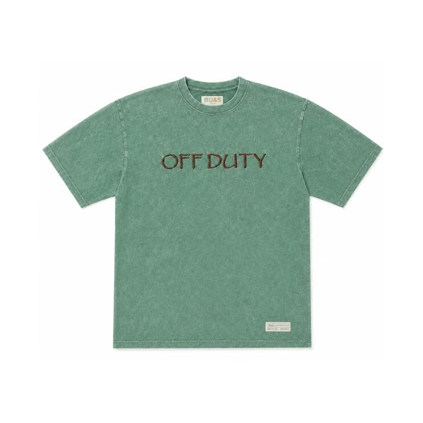 After Hours Oversized Green Acid Wash Tee