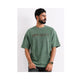 After Hours Oversized Green Acid Wash Tee
