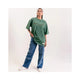 After Hours Oversized Green Acid Wash Tee